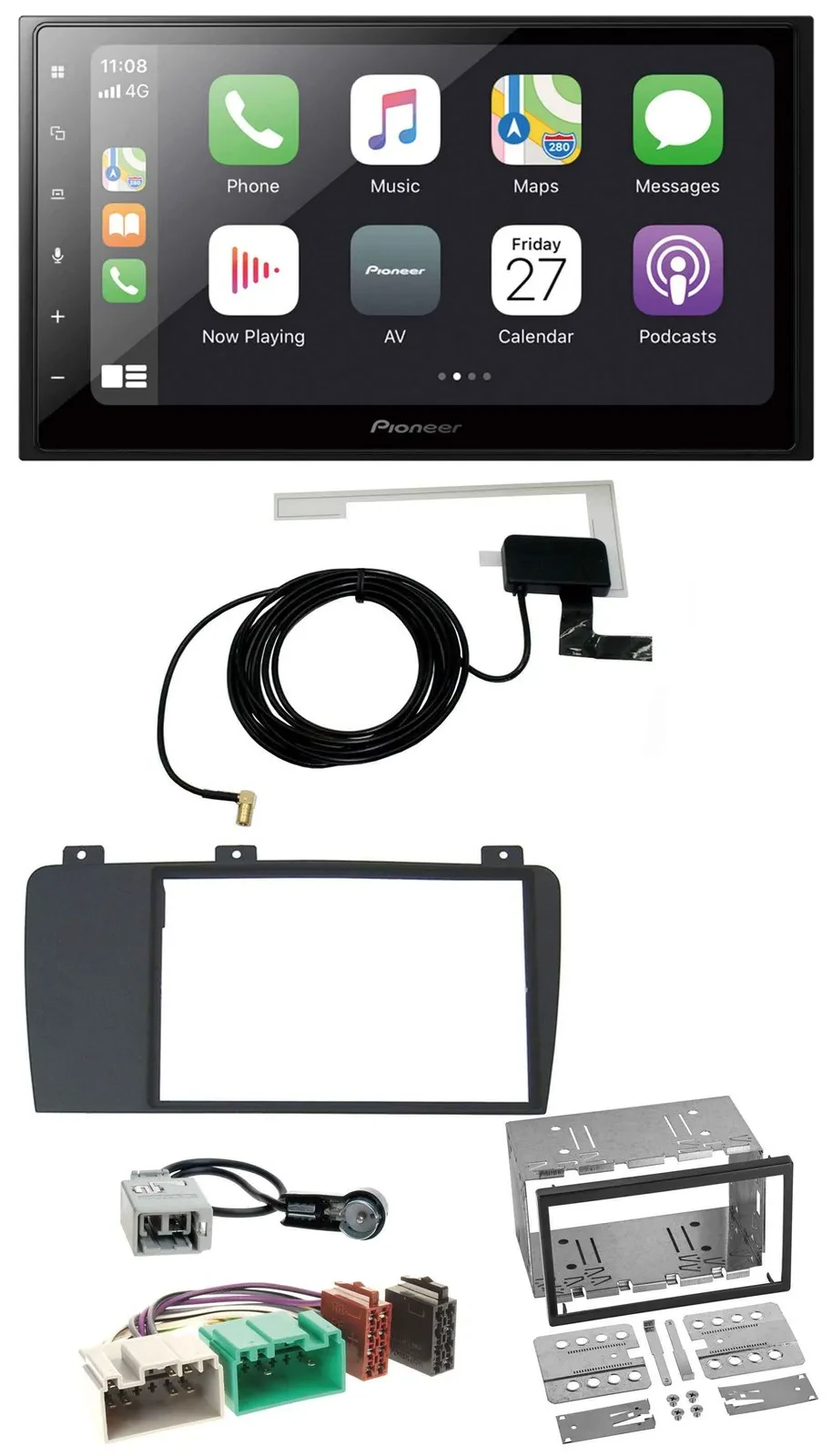 Pioneer USB MP3 2DIN Bluetooth DAB Autoradio für Volvo S60 V70 XC70 04-09