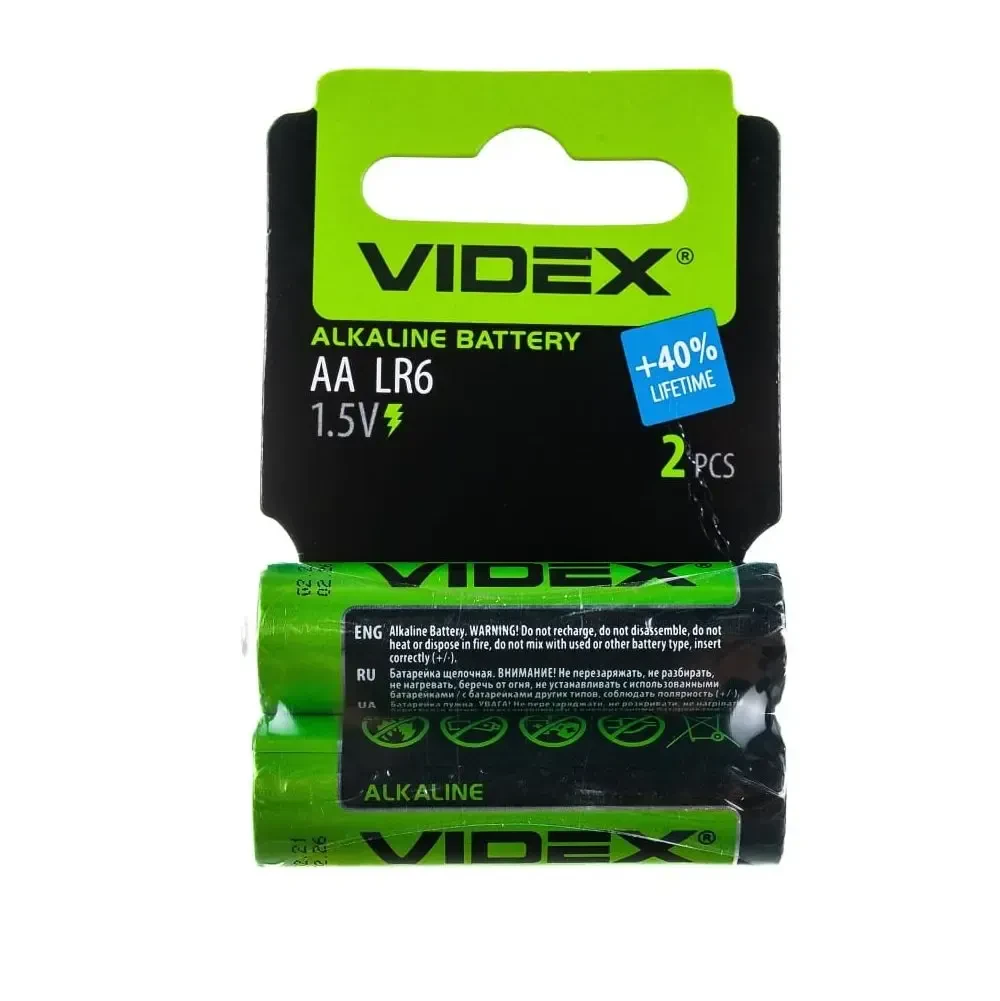 Элемент питания VIDEX VID-LR6-2SC AA (2 штуки)