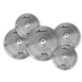 Набор тарелок для барабанов Arborea Mute Silver SM14161820SET