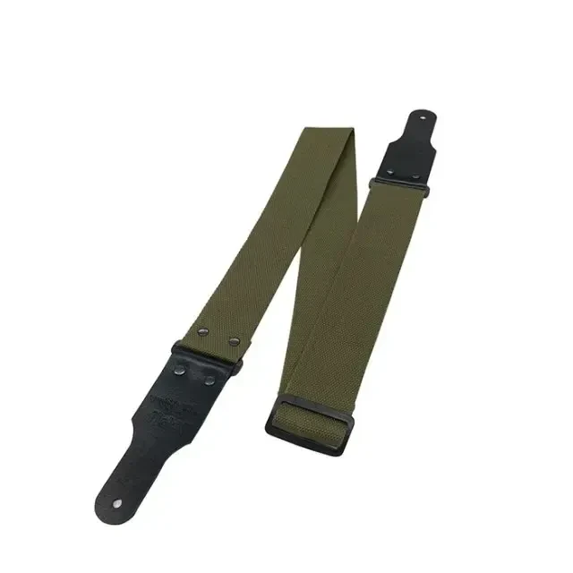 Ремень для гитары Fidel FL0005C Cotton хлопок, оливковый.