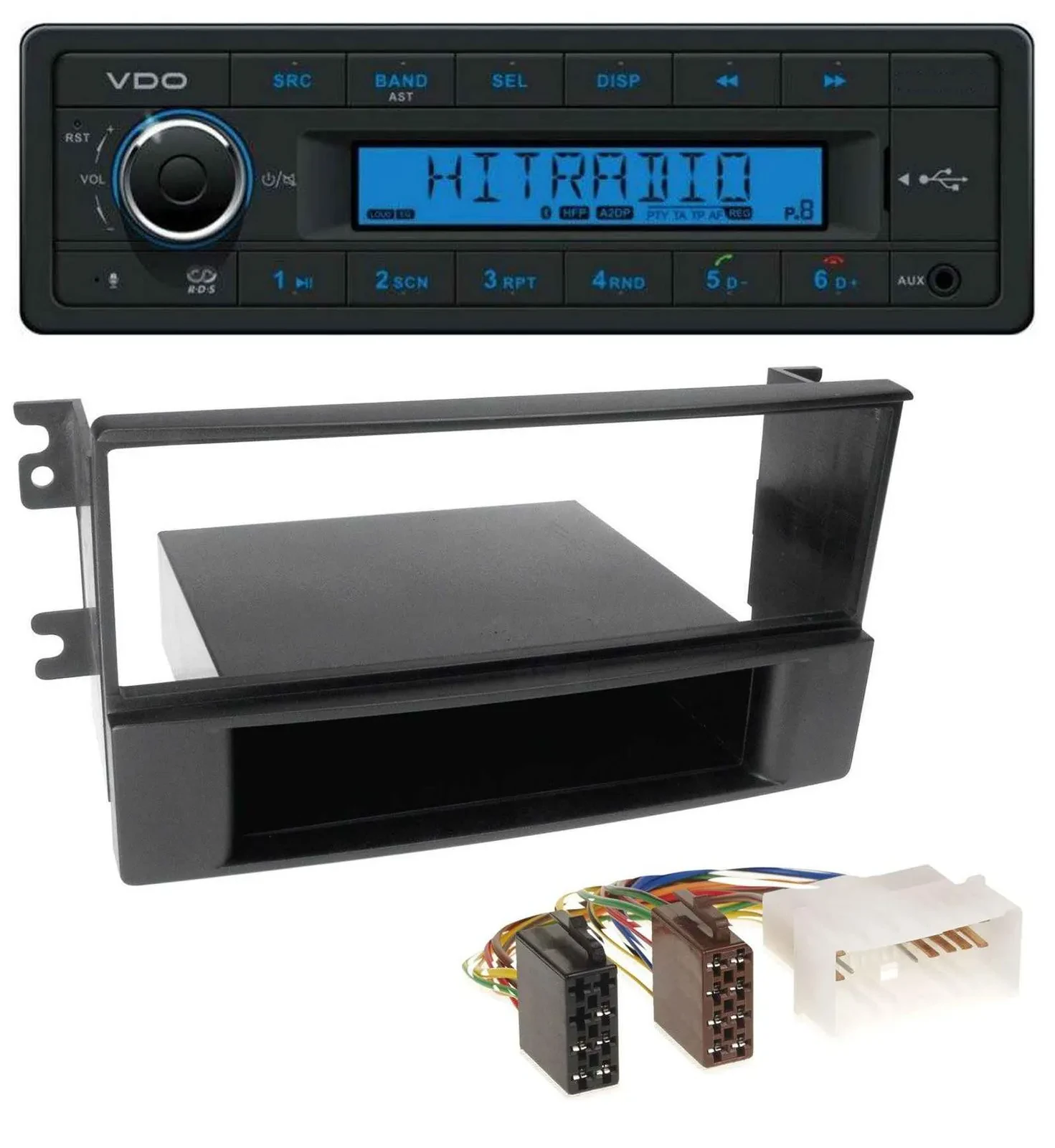 VDO AUX Bluetooth USB MP3 Autoradio für Kia Sorento (ab 2006)