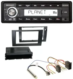 Continental USB 1DIN AUX DAB MP3 Autoradio für Audi A4 B6 B7 2001-2008 Symphony