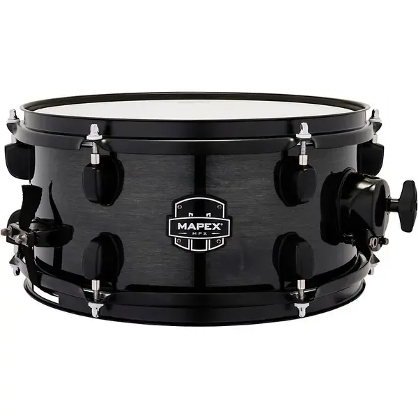 Малый барабан Mapex MPX Maple Poplar 12x6 Trans Midnight Black