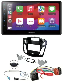 Pioneer DAB USB MP3 Bluetooth 2DIN Autoradio für Ford Focus ab 2018 schwarz