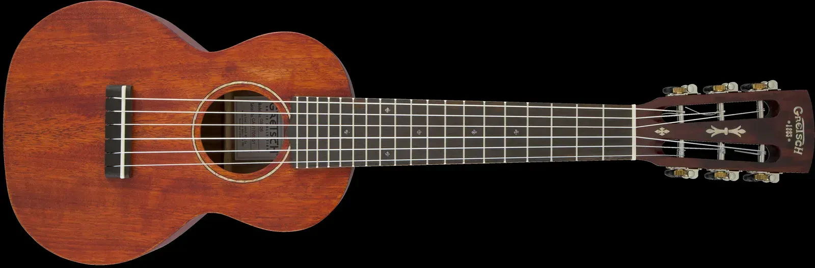 Б/У Укулеле Gretsch G9126, гитареле, 6-струнное, махагони, коричневый, с чехлом