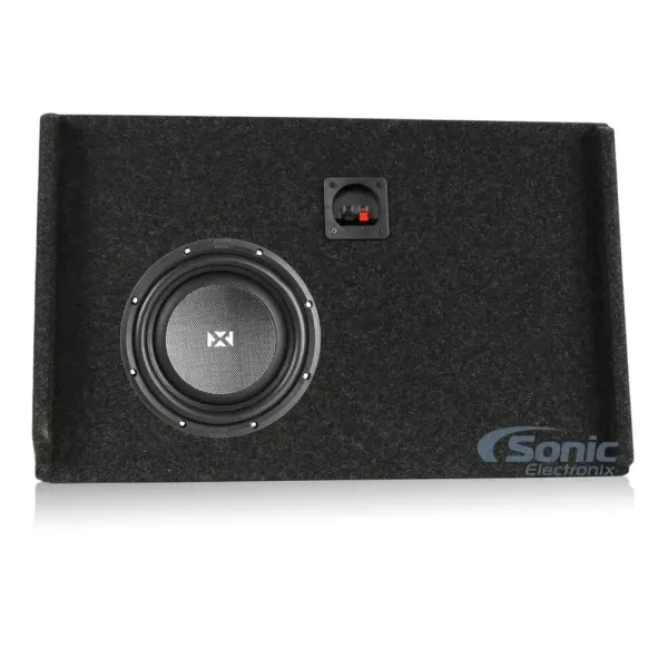 NVX SMW10D4 Shallow-Mount Sub with Box for for Chevy Silverado and GMC Sierra