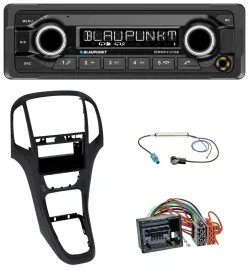 Blaupunkt Bluetooth DAB MP3 USB Autoradio für Opel Astra J ab 2009 Perl schwarz