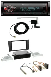 Pioneer Bluetooth DAB USB MP3 Autoradio für Audi A4 (B5 1999-2001) Symphony