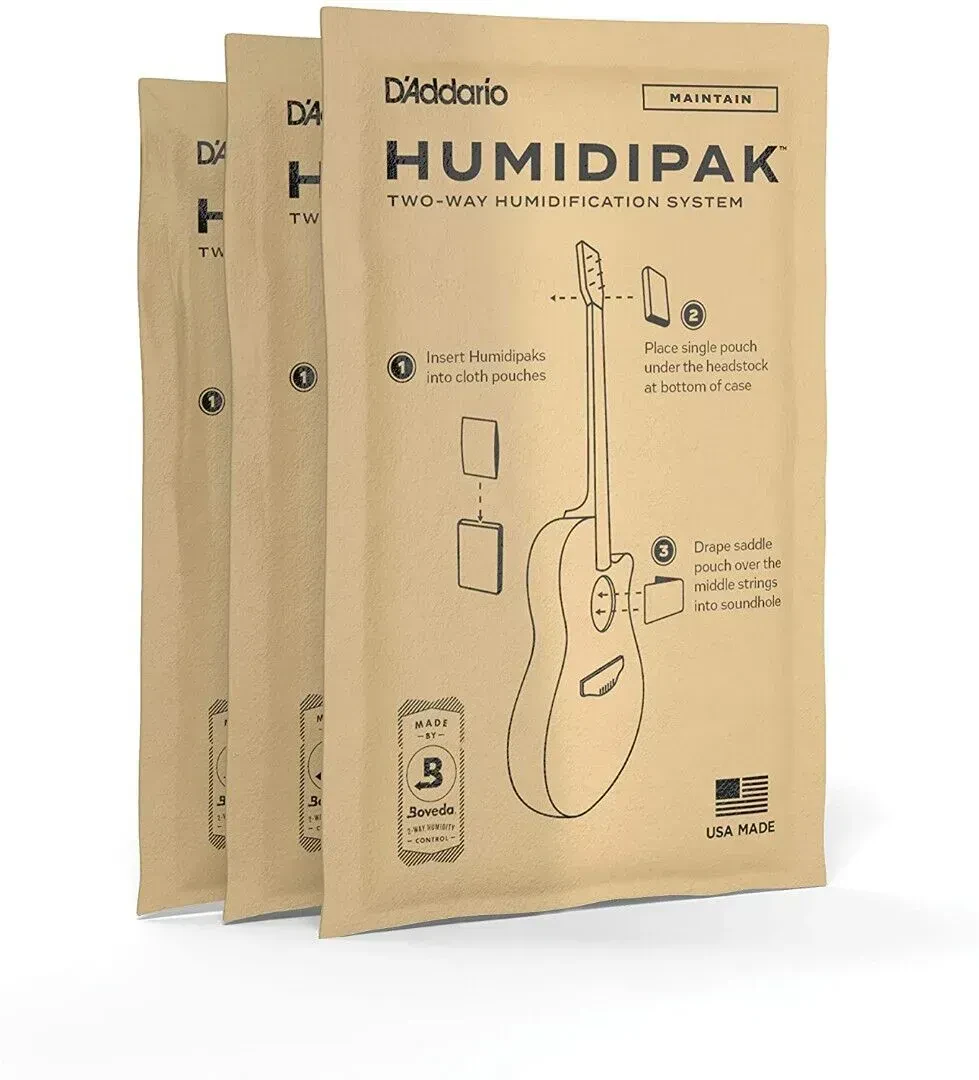 Увлажнитель для гитары D'Addario Planet Waves Humidipak HPRP-03 (набор, 3 шт)