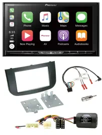 Pioneer 2DIN Lenkrad USB DAB DVD Bluetooth Autoradio für Mitsubishi Colt 2008-20