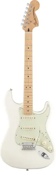 Электрогитара Fender Deluxe Roadhouse Stratocaster Maple FB Olympic White