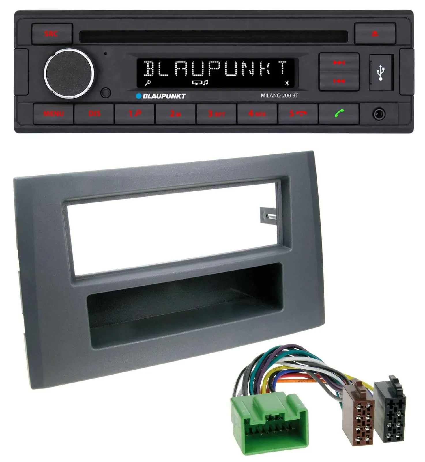 Автомагнитола для Volvo XC90 Blaupunkt MP3, USB, CD, Bluetooth, AUX (16-pin, 2002–2014)