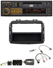 Pioneer DAB Lenkrad USB Bluetooth Autoradio für Fiat 500 L (ab 2012)