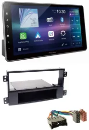 Автомагнитола для Hyundai Sonata NF (2002–2005) Pioneer Bluetooth USB DAB MP3 черная