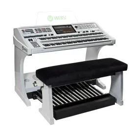 OAX800LS Elektronische Orgel Perlmutt Weiß 25-Tastenpedal 13.3'' Touch-Display