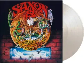 Виниловая пластинка Saxon – Forever Free (белый винил, 180 г) (Релиз 1992)