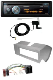 Автомагнитола Pioneer Bluetooth DAB MP3 USB CD для Fiat Panda (до 2002), серый