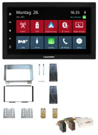 Blaupunkt MP3 Bluetooth DAB 2DIN USB Autoradio für Kia Carnival II VQ 06-11