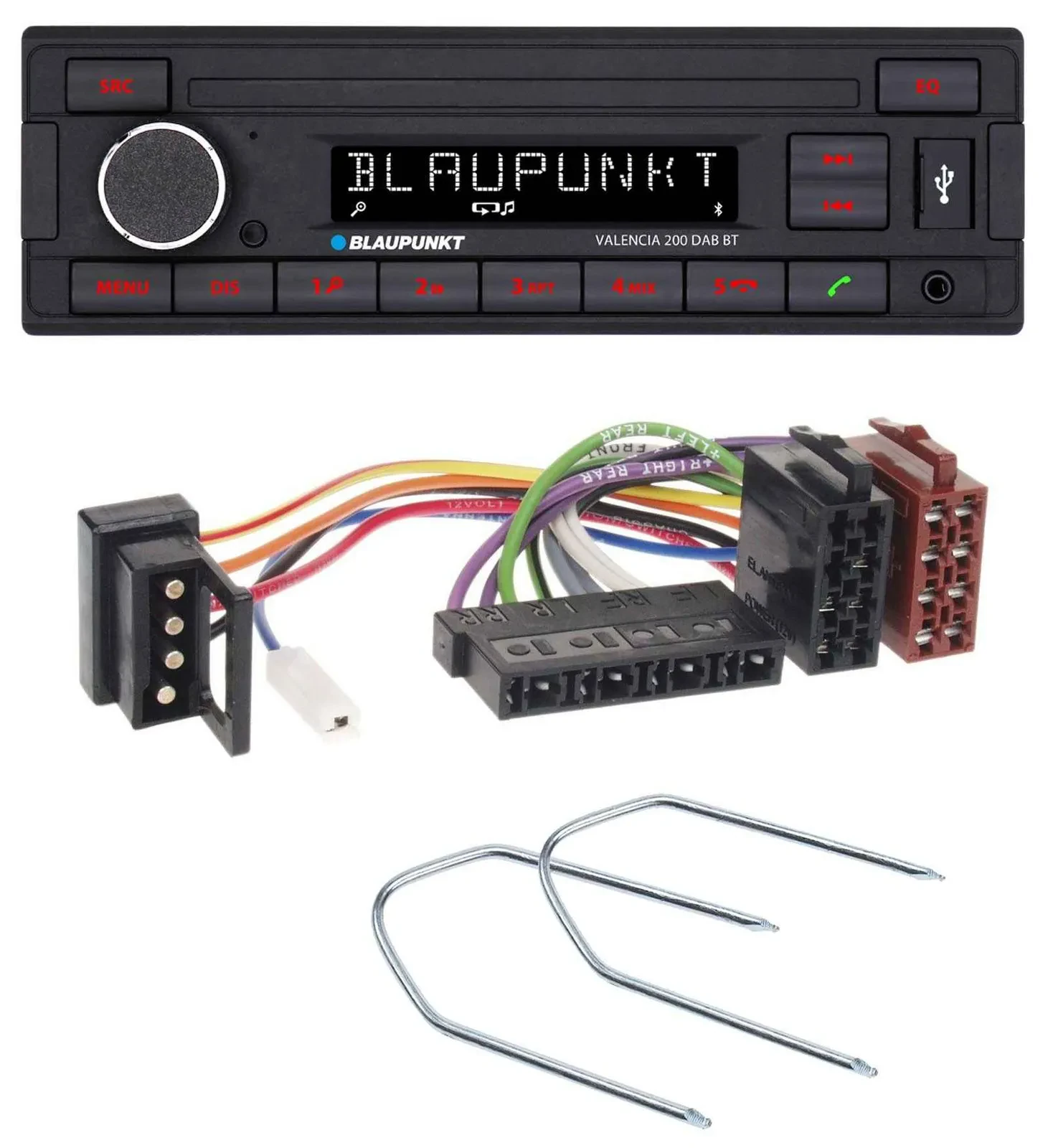 Blaupunkt DAB MP3 Bluetooth USB Autoradio für Mercedes E-Klasse W124 S-Klasse W1