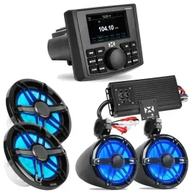 Пассивная акустическая система для морского применения NVX VMPS35/MVSP8/MVTSP8B/MVPA4 (набор)