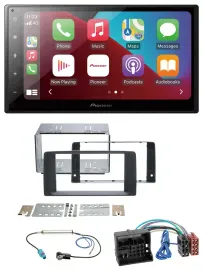 Pioneer USB MP3 DAB 2DIN Bluetooth Autoradio für MAN TGA TGX TGL TGM TGS 2017-20