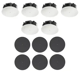 Потолочная акустика JBL Control 426LP 6.5" 70V/12 Ом (набор, 6 шт.) с чёрными решётками