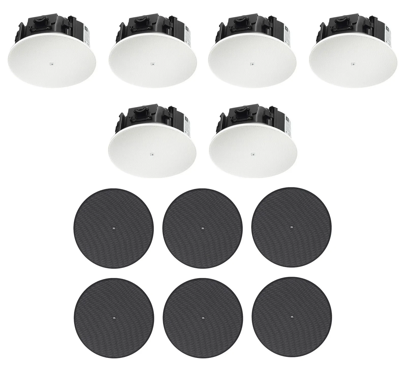 Потолочная акустика JBL Control 426LP 6.5" 70V/12 Ом (набор, 6 шт.) с чёрными решётками