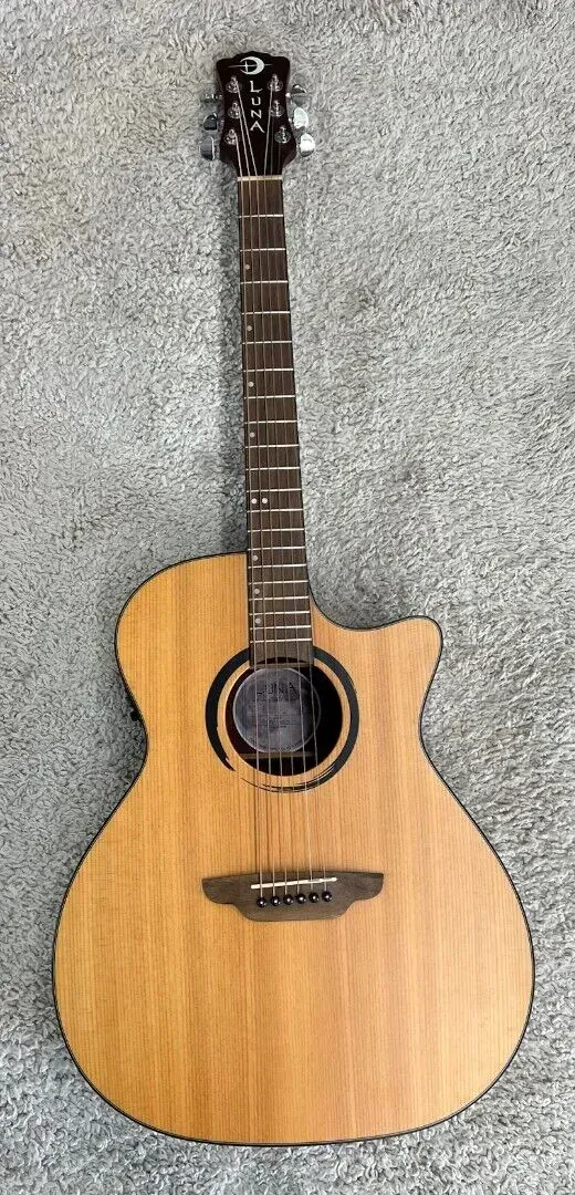 Электроакустическая гитара Luna Guitars WABIEGC WABI SABI Grand Concert Natural