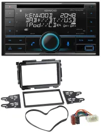 Kenwood CD 2DIN DAB USB MP3 Bluetooth Autoradio für Honda HR-V (RU, ab 2015)