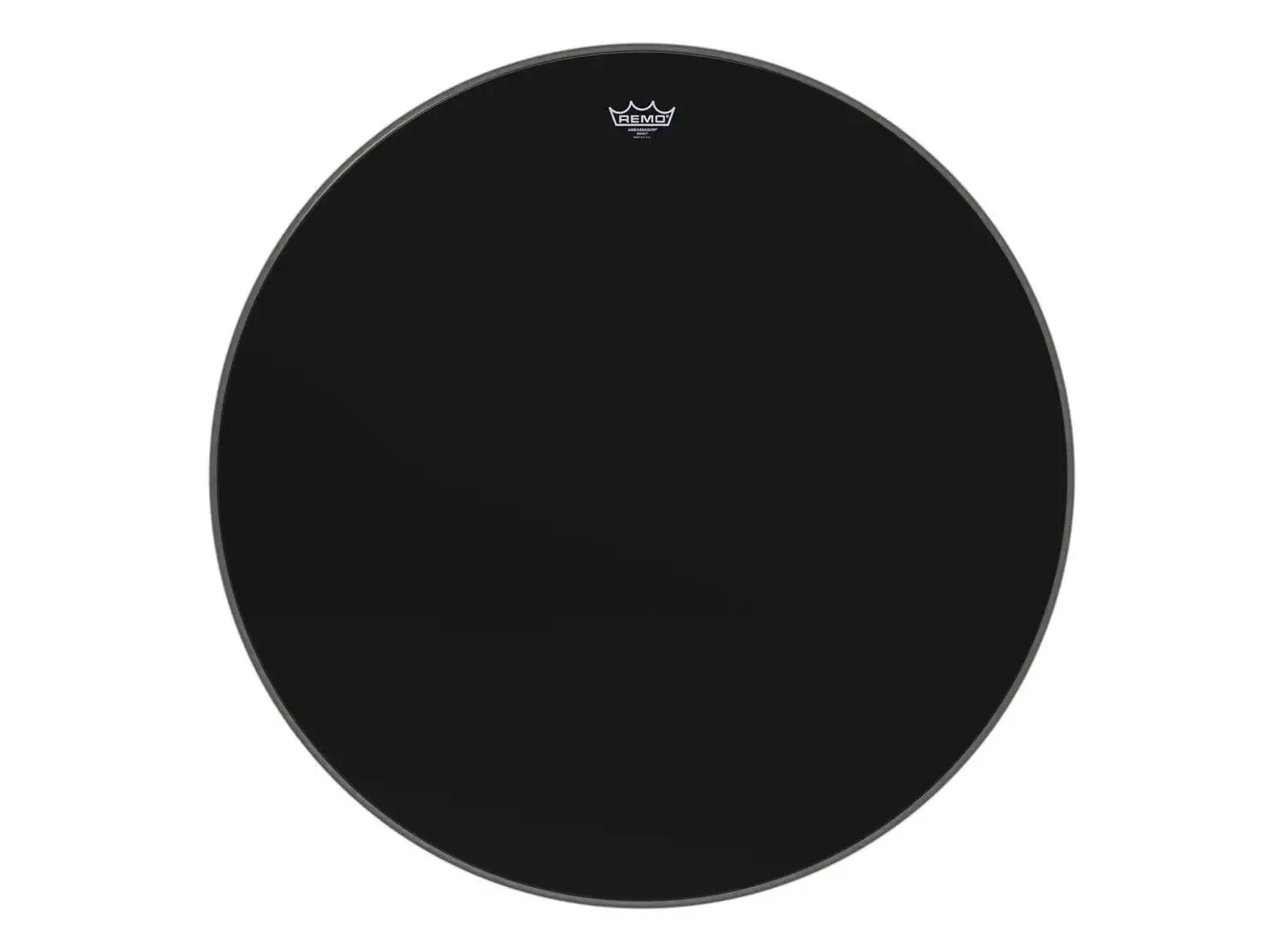 Пластик для бас-барабана Remo Ambassador Ebony 32", черный