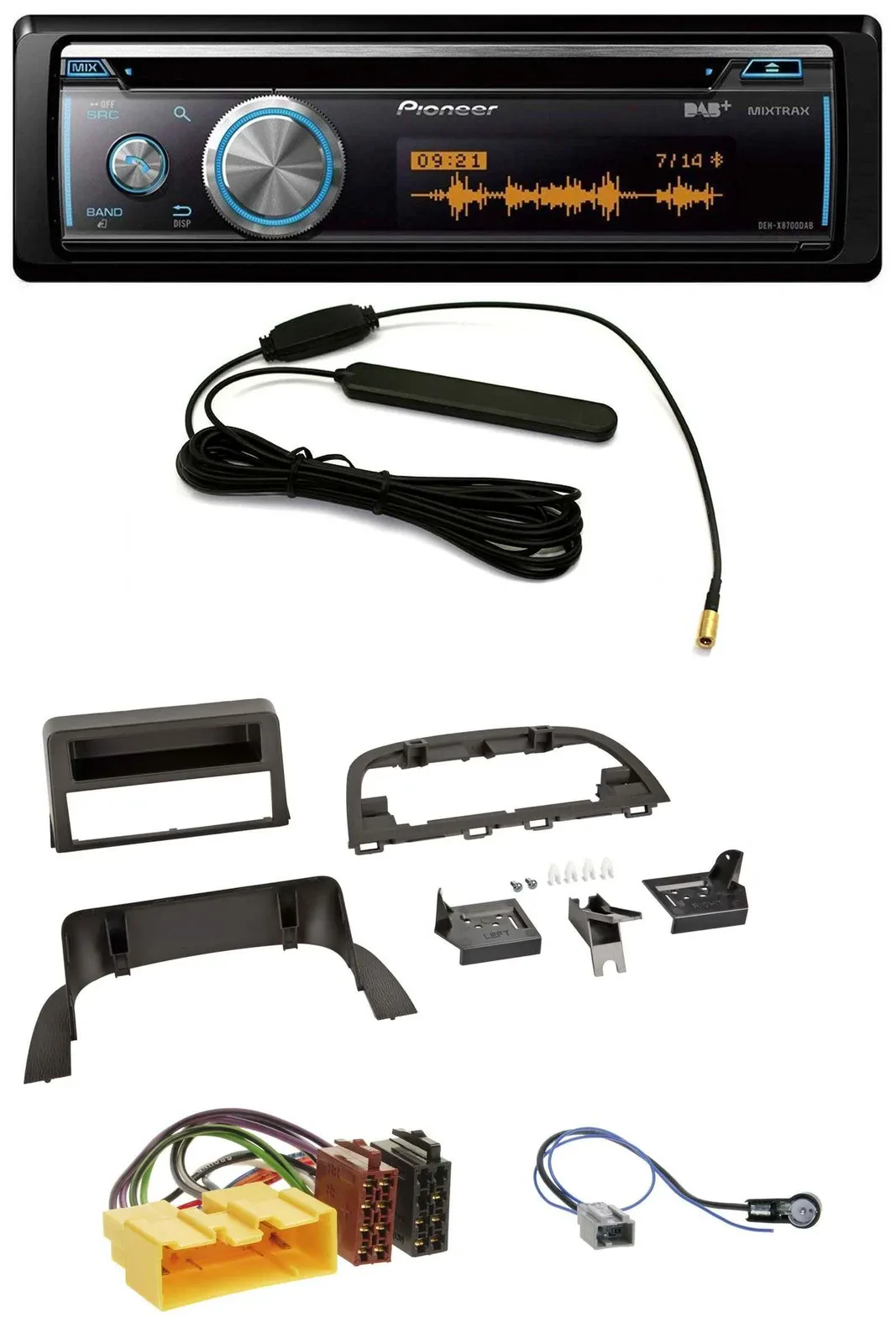 Pioneer CD USB Bluetooth DAB MP3 Autoradio für Mazda 3 (2013-2019)