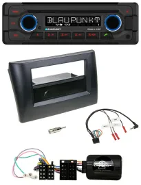 Автомагнитола Blaupunkt для Fiat Stilo (2001–2007) MP3, CD, Bluetooth, USB, черная