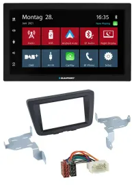 Blaupunkt MP3 Bluetooth DAB 2DIN USB Autoradio für Suzuki Baleno EW ab 2016