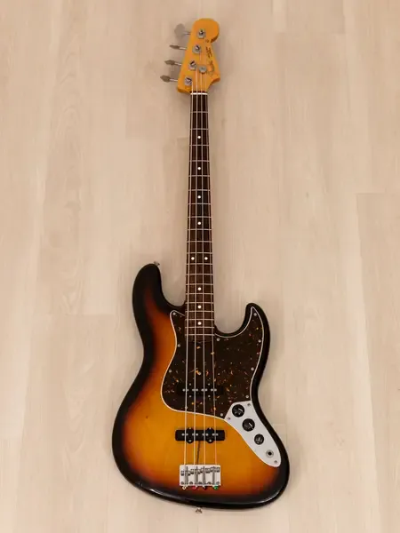 Бас-гитара Fender Jazz Bass 1962 Vintage Reissue JB62/VSP JJ Sunburst w/gigbag Japan 2014