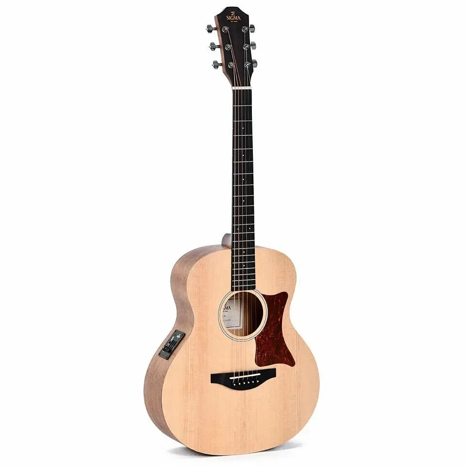 Электроакустическая гитара Sigma Guitars GSME Grand Symphony Satin Natural