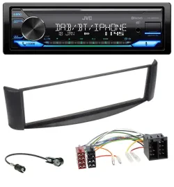 JVC Bluetooth DAB USB MP3 Autoradio für Smart ForTwo (1998-2007)