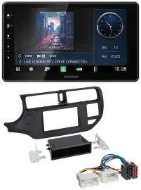 Kenwood MP3 Bluetooth USB DAB Autoradio für Kia Rio (UB 2011-2014) schwarz