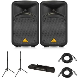 Behringer EUROPORT EPS500MP3 500W 8-Channel Ultra-Compact Portable PA System, Bu