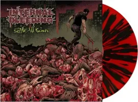 Виниловая пластинка Internal Bleeding - Settle All Scores - Red & Black Splatter Vinyl [New Vinyl LP