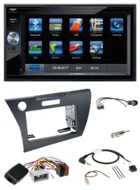 Blaupunkt SD USB TMC Bluetooth 2DIN Lenkrad Navigation für Honda CR-Z 2010-2013