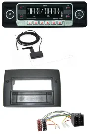 Dietz DAB Bluetooth USB MP3 Autoradio für Fiat Stilo 192 01-08 Profiversion Abla