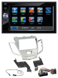 Blaupunkt SD Bluetooth 2DIN MP3 USB AUX Autoradio für Ford Fiesta 2010-2017 silb