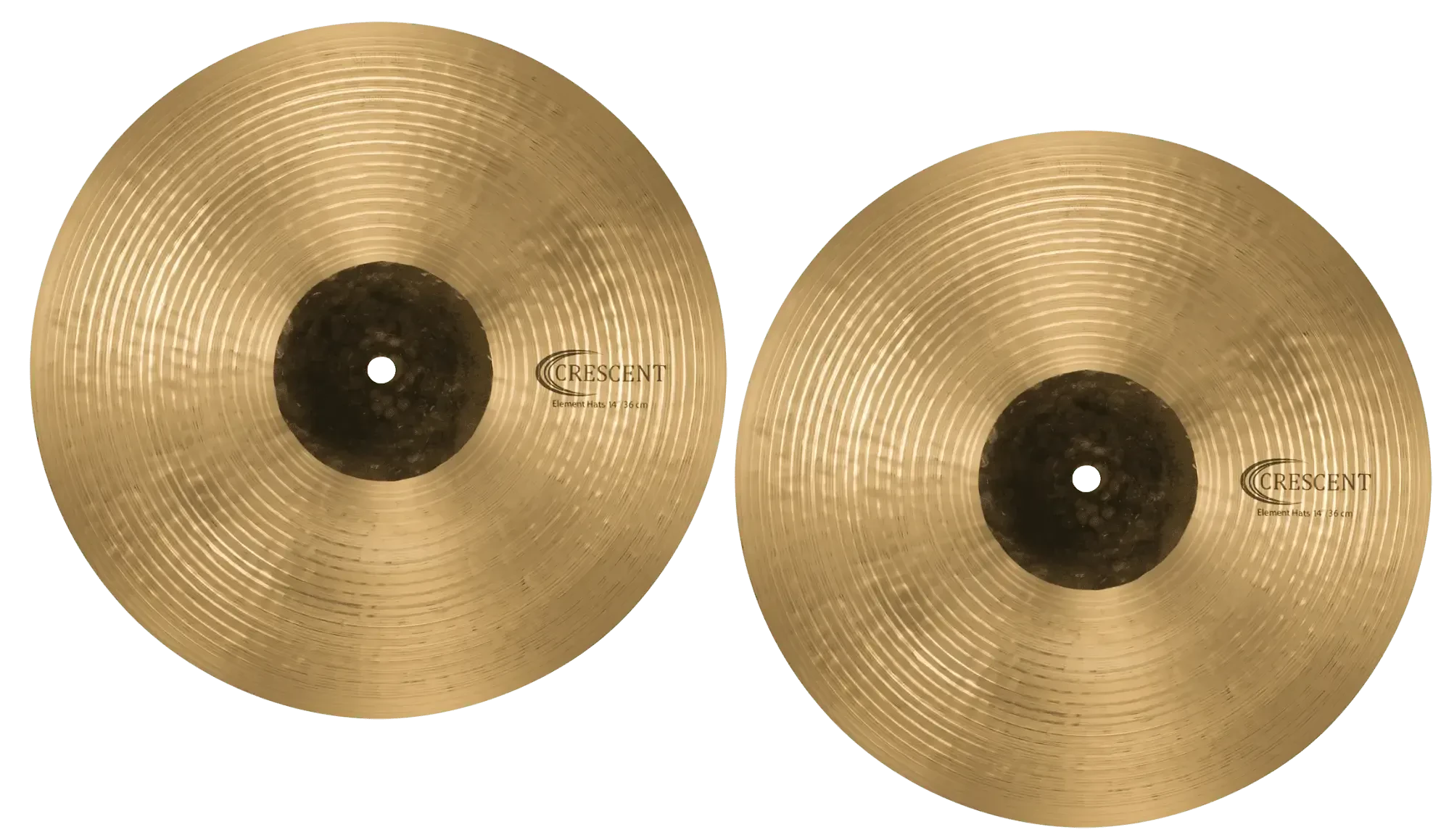 Тарелка барабанная Sabian 14" Crescent Element Hats (пара)