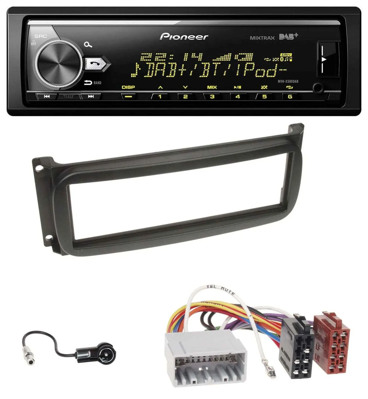Pioneer Bluetooth USB DAB MP3 Autoradio für Chrysler Voyager Neon PT Cruiser 300