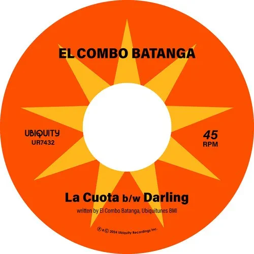 Виниловая пластинка El Combo Batanga - La Cuota B/w Darling [New 7" Vinyl]