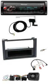 Автомагнитола для Saab 9-3 Pioneer Bluetooth, DAB, USB, поддержка управления на руле (с 2008)