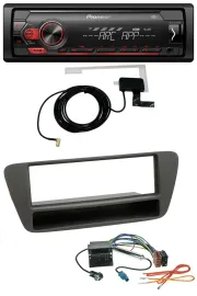 Pioneer 1DIN USB DAB MP3 AUX Autoradio für Audi Q3 (8U, 2011-2018)