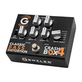 Педаль эффектов для бас-гитары Genzler Crash Box 4 Classic Bass Distortion