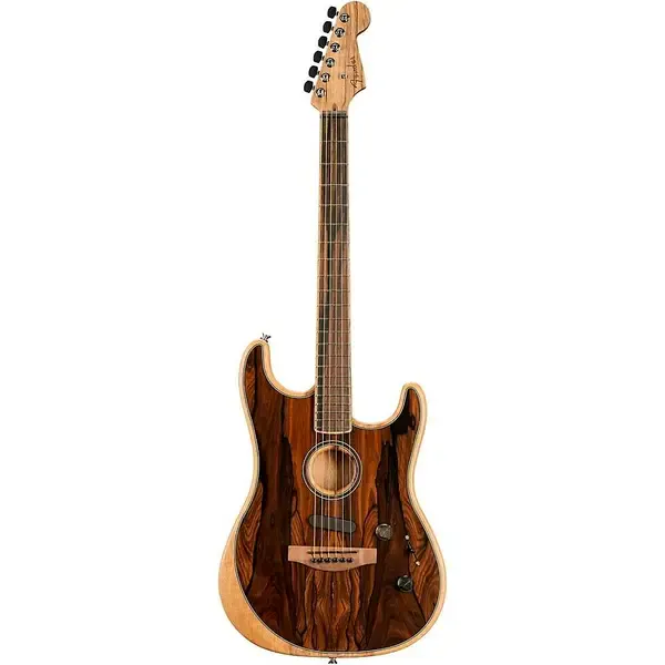 Электроакустическая гитара Fender Acoustasonic Stratocaster Exotic Wood Ziricote