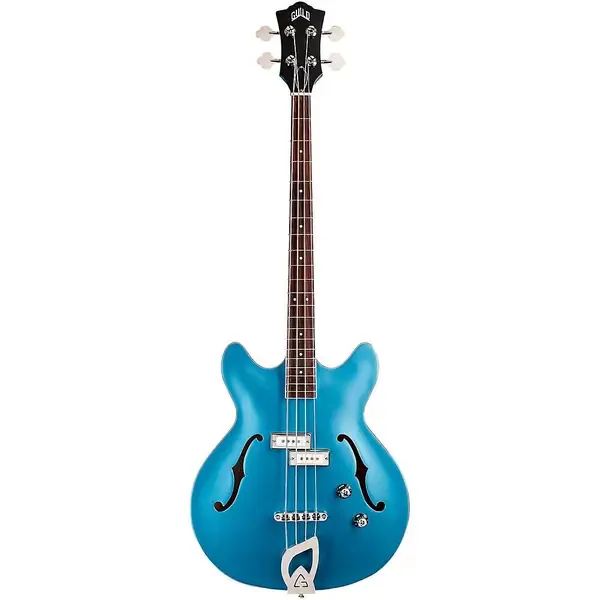 Бас-гитара Guild Starfire I Bass Semi-Hollow Short Scale Double-Cut Bass Guitar Pelham Blue